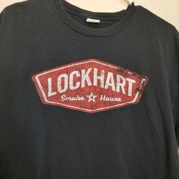 Men's Lockhart Smoke House T-shirt Size Large Black - Picture 2 of 3